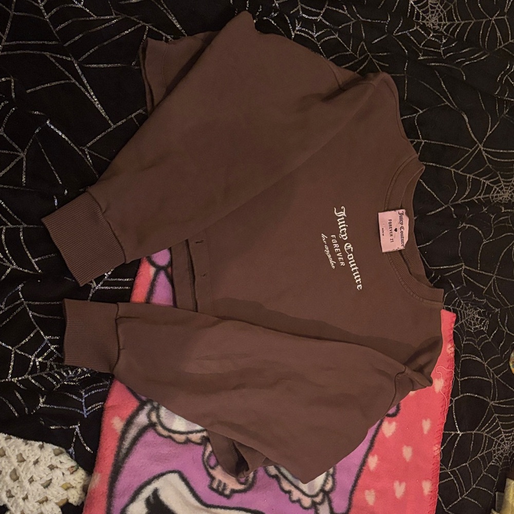 Juicy Couture Chocolate Brown Cropped Top
